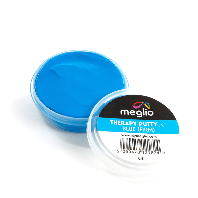 [Australia] - Meglio Therapy Hand Putty 57g - for Hand Exercises Targeting Hand Recovery and Rehabilitation, Strength Training and Stress Relief, Variable Resistive Strength (Blue (Firm)) Blue (Firm) 