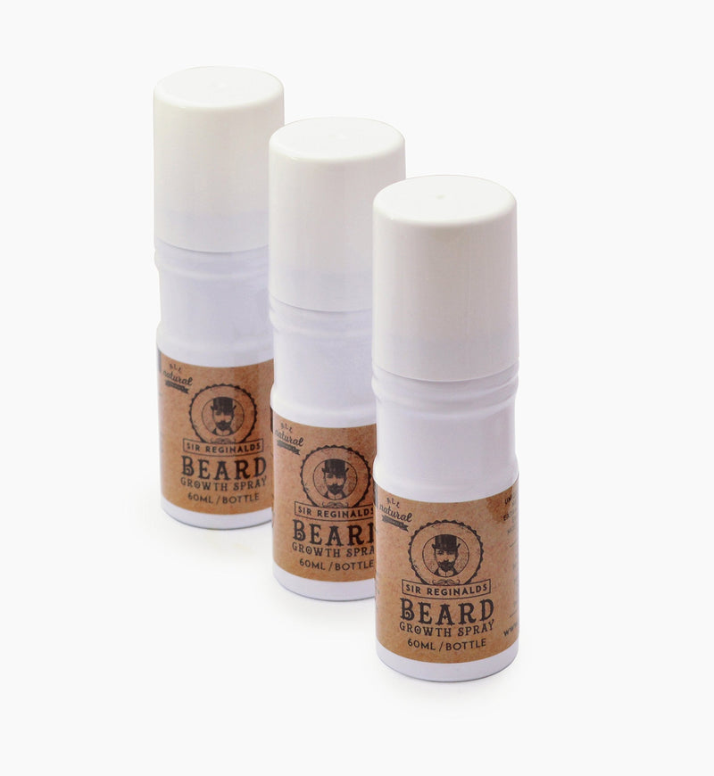 [Australia] - Sir Reginalds Beard Growth Spray - The Solution for the Perfect Beard - 100% Natural Formula - Fuller, Thicker, Darker 
