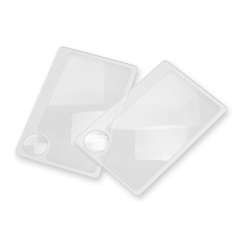 [Australia] - Carson Twin Pack 2.5x Power Credit Card Size Magnifiers with 6x Spot Lens (WM-01) 