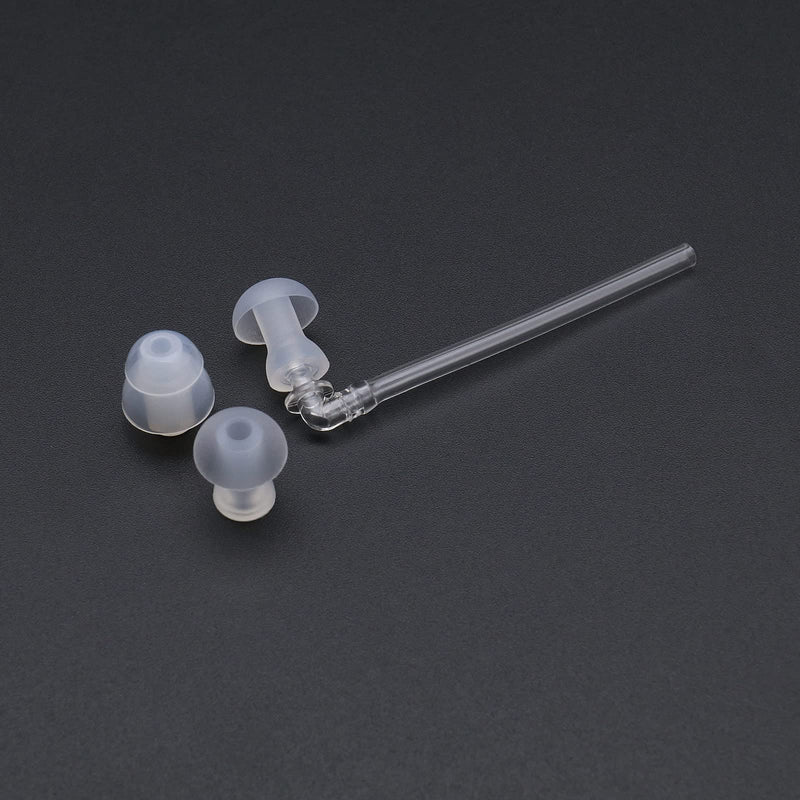 [Australia] - Set of 30 Hearing Aid Silicone Domes Set Dome Earbuds & Double Layer Dome Earbuds & Ear Plug Tubes & Cleaning Brush Tool for in-Ear Hearing Aids 