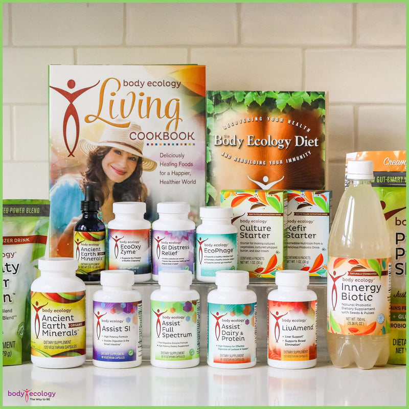 [Australia] - Body Ecology Assist Full Spectrum Enzymes | Plant Digestive Enzyme Supplement | Supports Healthy Digestion & Absorbs Nutrients | 90 Vegetarian Capsules 