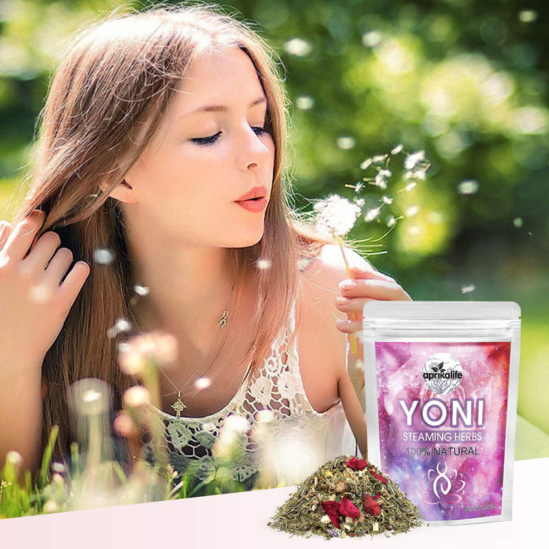 [Australia] - aprikalife Yoni Steaming Herbs (4oz / 6 steams) - Natural V Steam, Yoni Steam Herbs for Cleansing 