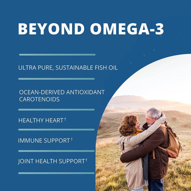 [Australia] - Garden of Life Ultra Pure EPA/DHA Omega 3 Fish Oil - Oceans 3 Beyond Omega 3 Supplement with Antioxidants, 60 Softgels 