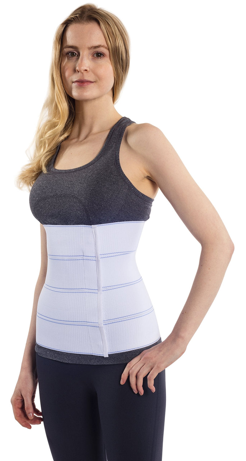 [Australia] - NYOrtho Abdominal Binder Lower Waist Support Belt - Compression Wrap for Men and Women (30" - 45") 4 Panel - 12" 4 Panel - 12" High 30-45 Inch (Pack of 1) 