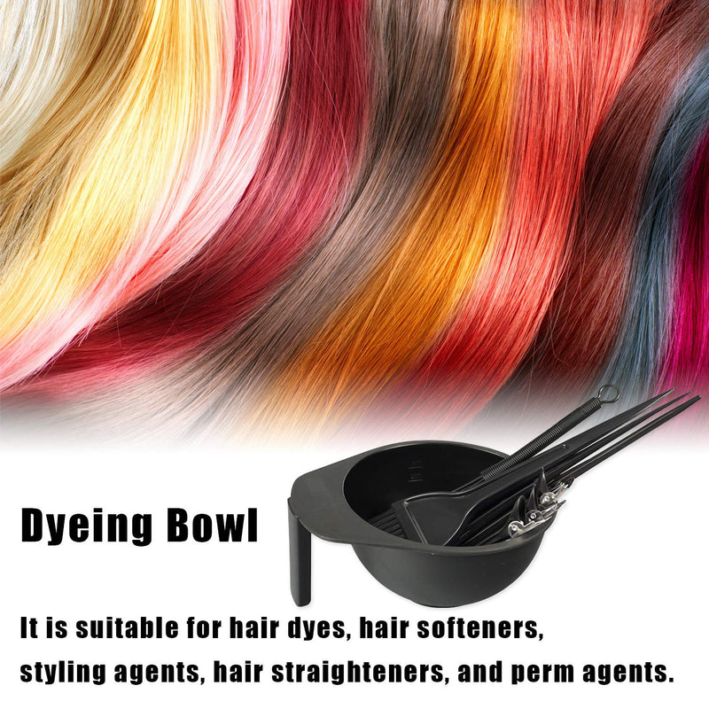 [Australia] - Mauts Hair Dye Coloring Set, Hair Tinting Comb and Mixing Brush Bowl,Ear Cover Mixing Spoon Hair Clips Gloves and Disposable shawl，DIY Salon. 