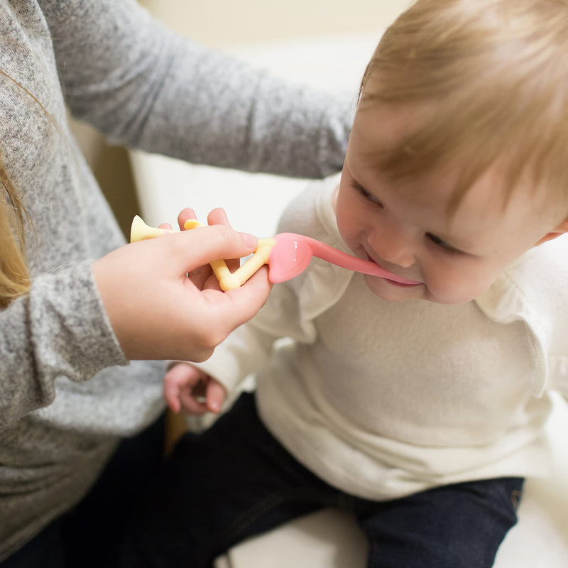 [Australia] - Dr. Brown's Flamingo Toddler Toothbrush, Pink Pink Flamingo 