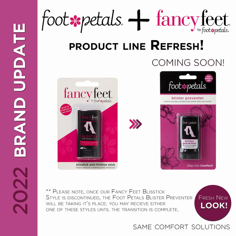 [Australia] - Foot Petals Women's Blisstick Anti-Friction Stick-W One Size Clear 