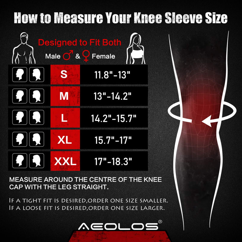 [Australia] - Knee Sleeves (1 Pair)，7mm Compression Knee Braces for Heavy-Lifting,Squats,Gym and Other Sports(Large,Camo&Black) NO4.Camo&Black Large 