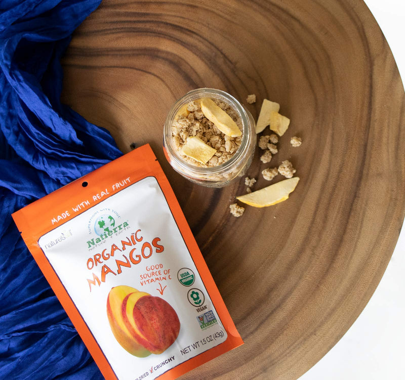 [Australia] - NATIERRA Nature's All Foods Organic Freeze-Dried Mangoes | Non-GMO & Vegan| 1.5 Ounce Bag 1.5 Ounce (Pack of 1) 