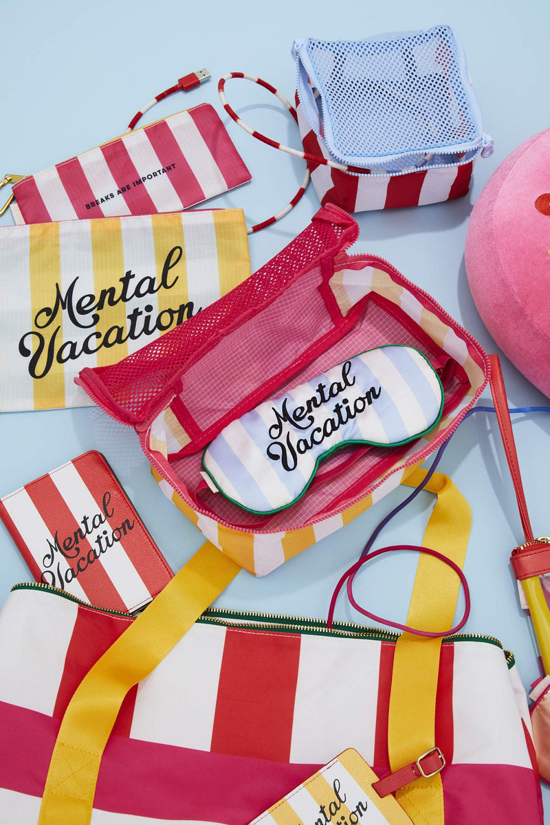 [Australia] - ban.do Getaway Soft Padded Eye Mask with Adjustable Strap, Mental Vacation 