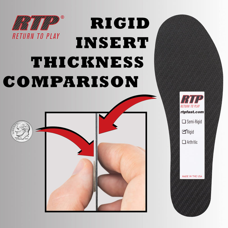 [Australia] - Carbon Fiber Full Shoe Rigid Insert Made in The USA (24 cm Mens 7/Womens 8) 24 cm Mens 7/Womens 8 
