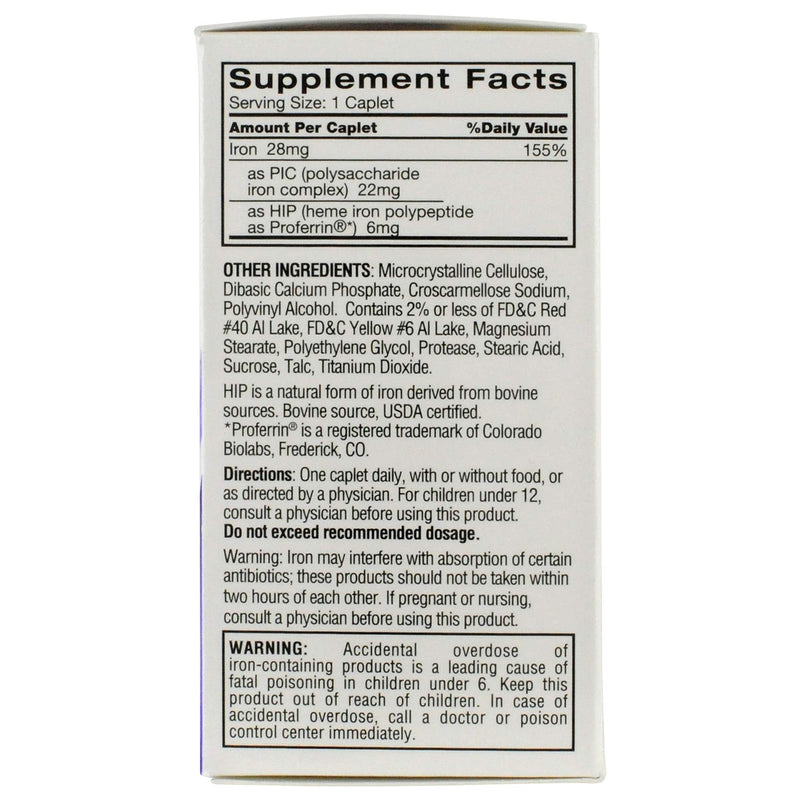 [Australia] - Feosol Complete with Patented Bifera Iron Caplets, 30ct 