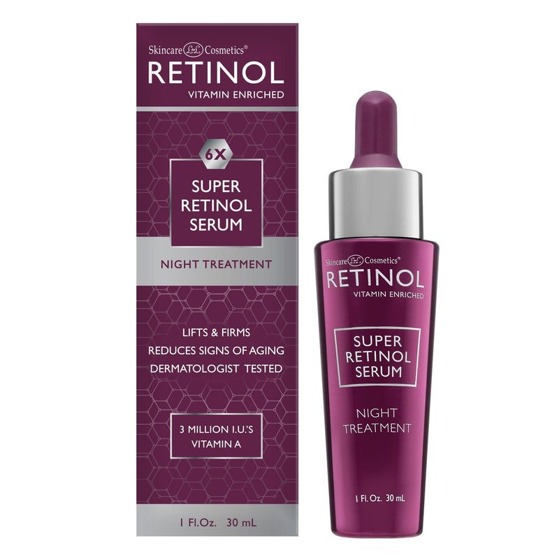 [Australia] - Retinol 6X Super Retinol Serum ‚Äì Unique, Intensive Formula Accelerates Skin Renewal While You Sleep ‚Äì Targets Fine Lines, Wrinkles, Dark Spots, Pores & Blemishes to Restore Beautiful, Glowing Skin 