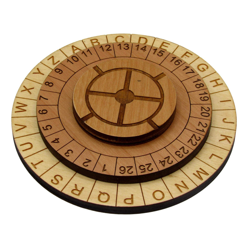 [Australia] - Hide and Seek Cipher Decoder Ring - Two Piece Escape Room Cipher Wheel 