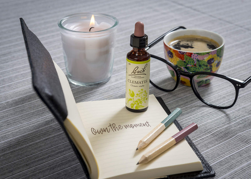[Australia] - Bach Original Flower Remedy Clematis, Flower Essences, Vegan formula, Let me be me, An Individual and Personal Approach to Emotional Wellness, Easy to use, 1 Dropper Bottle x 20 ml 
