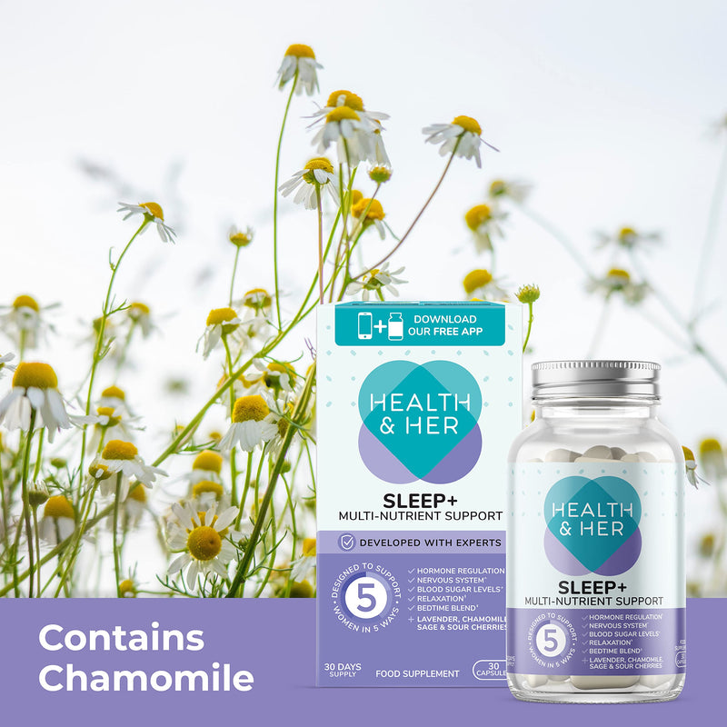 [Australia] - Health & Her Perimenopause Tablets for Women - Day & Night Bundle - Supplements to Support Wellbeing During Perimenopause - Vegan - 1 Month Supply (Bundle) 