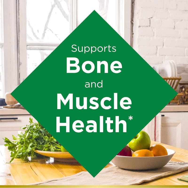 [Australia] - Nature’s Bounty Magnesium, Bone and Muscle Health, Tablets, 500 mg, 200 Ct 200 Count 