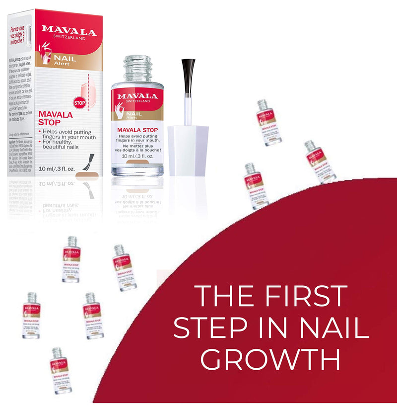 [Australia] - Mavala Stop Deterrent Nail Polish Treatment | Nail Care to Help Stop Putting Fingers In Your Mouth | For Ages 3+ | 0.3 Fl Oz 0.3 Fl Oz (Pack of 1) 