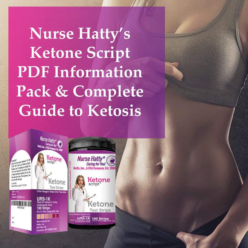 [Australia] - Nurse Hatty - Keto Strips – Fresh – USA-Made – High-Performance for Ketogenic Diet (100ct. Reg. Length Ketone Test Strips) 