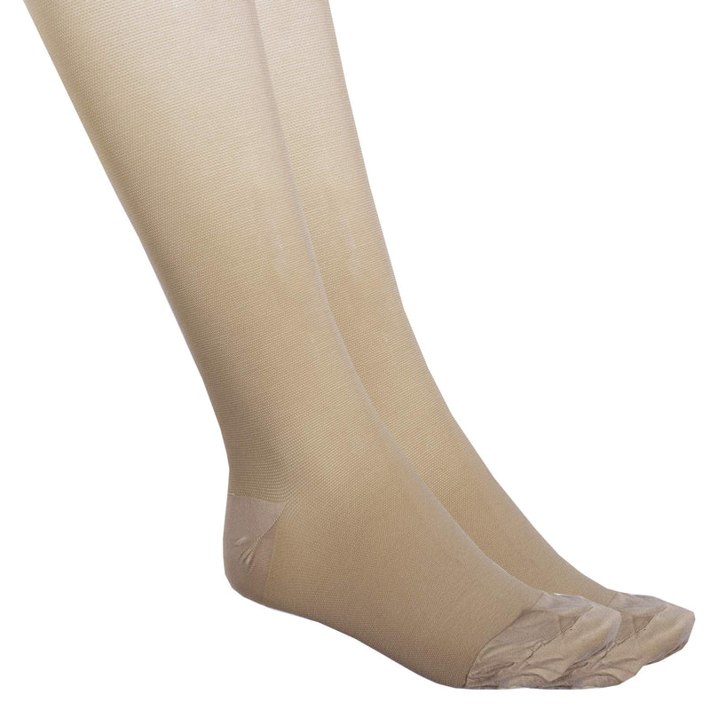 [Australia] - Truform 20-30 mmHg Maternity Compression Pantyhose, Tummy Support for Pregnant Belly, Beige, Medium (1757BG-M) 