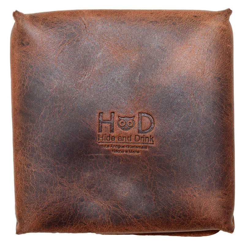 [Australia] - Hide & Drink, Leather Jewelry Pouch, Mini Travel Size Box, Rings & Precious Articles Storage Organizer, Groom & Bridesmaid Wedding Gifts, Handmade :: Bourbon Brown 