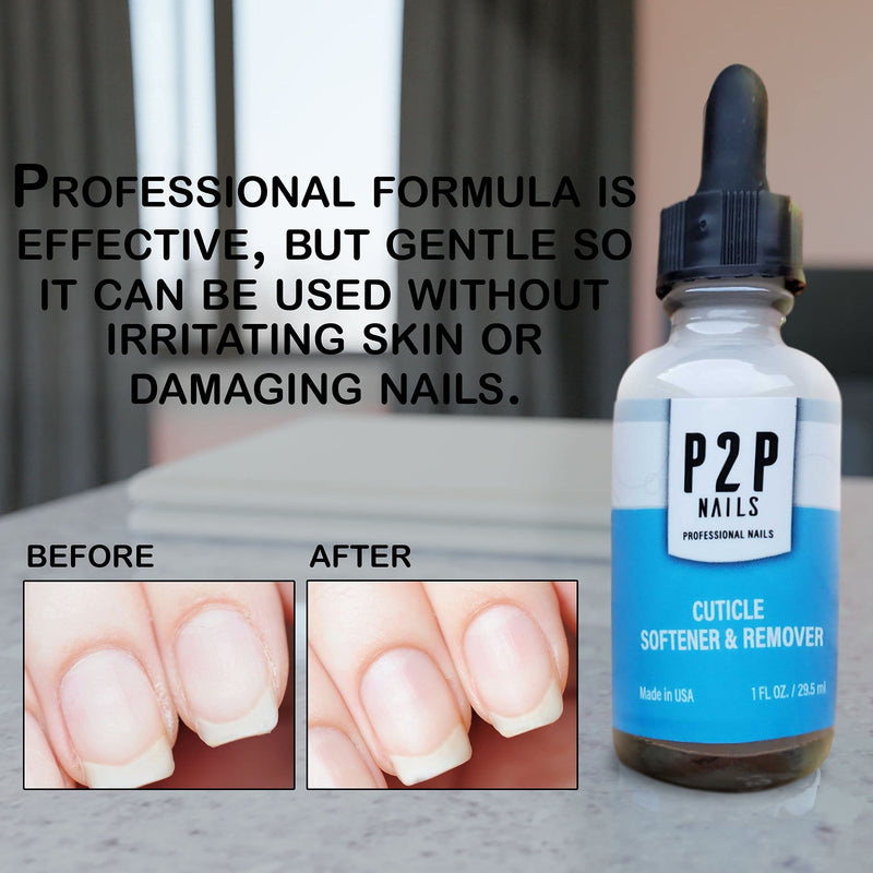 [Australia] - P2P Cuticle Softener & Remover - Professional Pedicure & Manicure Nail Cuticle Repair Care Treatment - Instantly Removes Dead Skin 