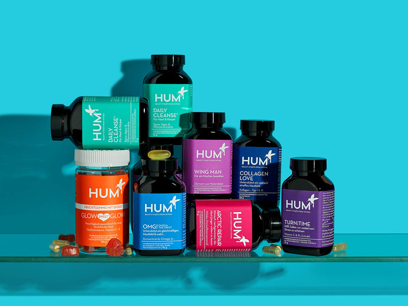 [Australia] - HUM Hair Sweet Hair Gummies - Hair Growth Vitamins with 5000mcg Vegan Biotin, B Vitamins, Fo-Ti & Zinc - Hair Supplement - Vegan, Gluten Free and Non-GMO (60 Berry Flavored Gummies) 