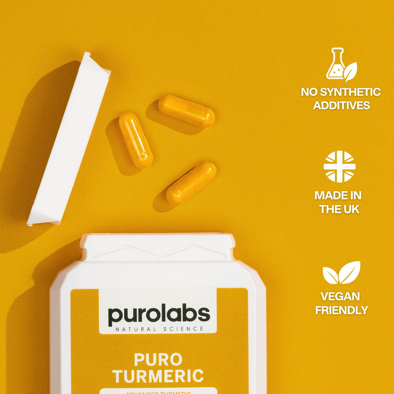 [Australia] - Turmeric and Black Pepper Capsules (High Strength) - 95% Curcumin Extract Tablets with Ginger | for Men & Women | 60 Capsules | Made in The UK | No Fillers 