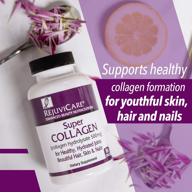 [Australia] - Rejuvicare Super Collagen Capsules for Beauty, Healthy Joints, Hair, Skin, & Nails, 90 Servings, Multi, (N8745) 