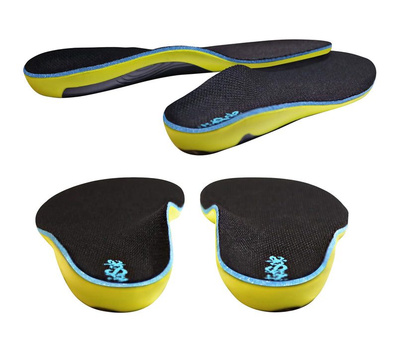 [Australia] - KidSole Cosmic Comfort Reinforced Arch Support Soft & Strong Children's Insole. Slim Profile & Strong Support with Memory Foam Soft Top. ((24 cm) US Kid's Size 3-6) (24 CM) US Kid's Size 3-6 