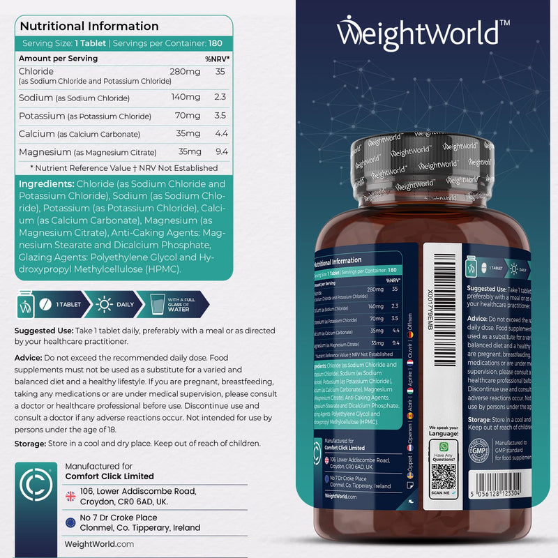[Australia] - Keto Electrolyte Capsules 560mg - 180 Vegan Capsules(6Months Supply) - Hydrating Supplement with Calcium Magnesium Potassium &Sodium Chloride – Electrolytes for Fasting & Keto – Carb &Sugar Free 
