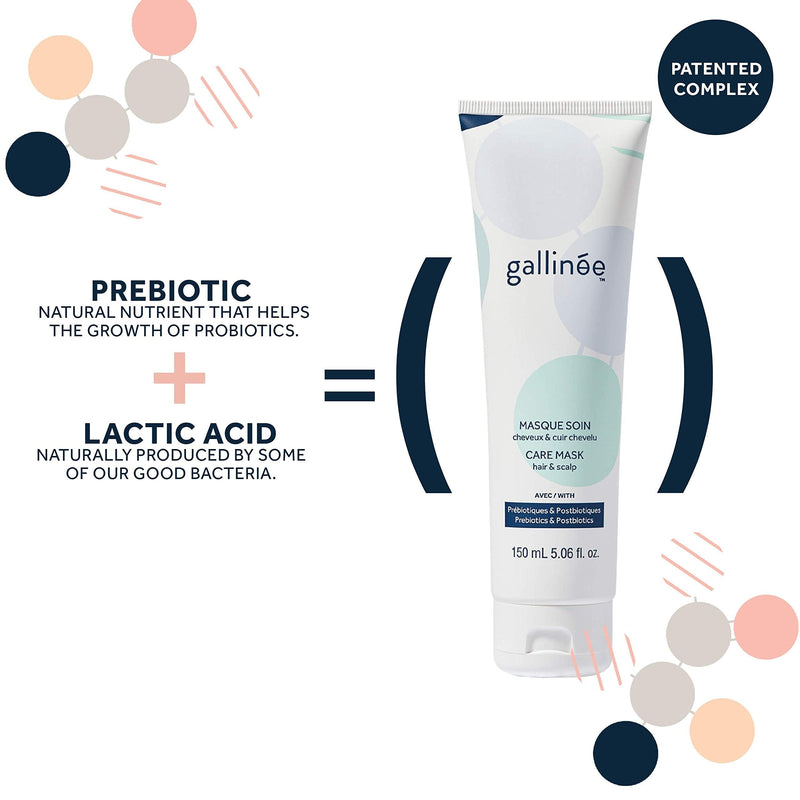 [Australia] - Gallin√©e Care Mask ‚Äì Natural Nourishing Prebiotic Hair Treatment with Lactic Acid, 150ml 