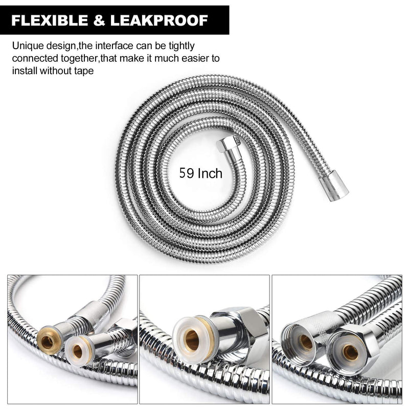 [Australia] - Enema Cleansing Kit with Attachment Bathroom Handheld 59inch Shower Hose Enema Douche Bidet Cleaning System 