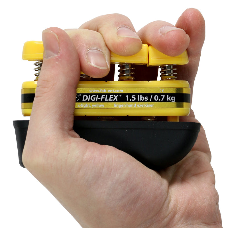 [Australia] - Hand exerciser - finger grip strengthener Cando Digi-Flex, yellow (very light) 1.5lbs 
