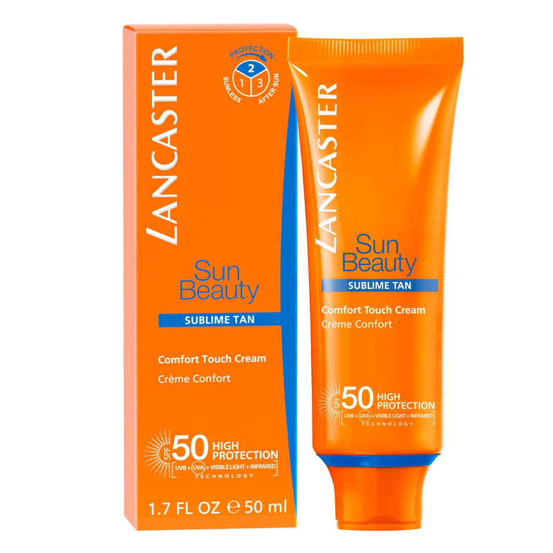 [Australia] - Lancaster Sun Beauty Comfort Touch Face Cream SPF50, 50 ml 