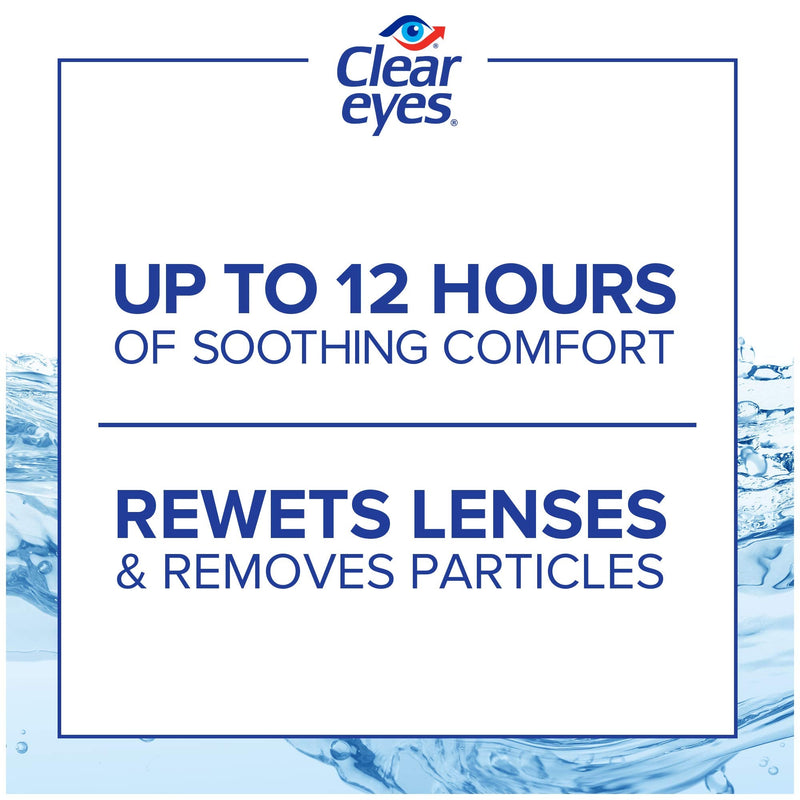 [Australia] - Clear Eyes Contact Lens Relief Soothing Eye Drops 0.50 oz (Pack of 3) 