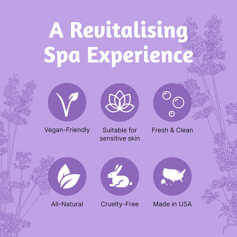 [Australia] - Calming Lavender Foot Soak with Epsom Salt, Made in USA, Antifungal Foot Soak Soothes Sore Tired Feet, Athletes Foot, Stubborn Foot Odor, Softens Calluses & Helps Treat Toenail Fungus, 16 oz 1 lb 