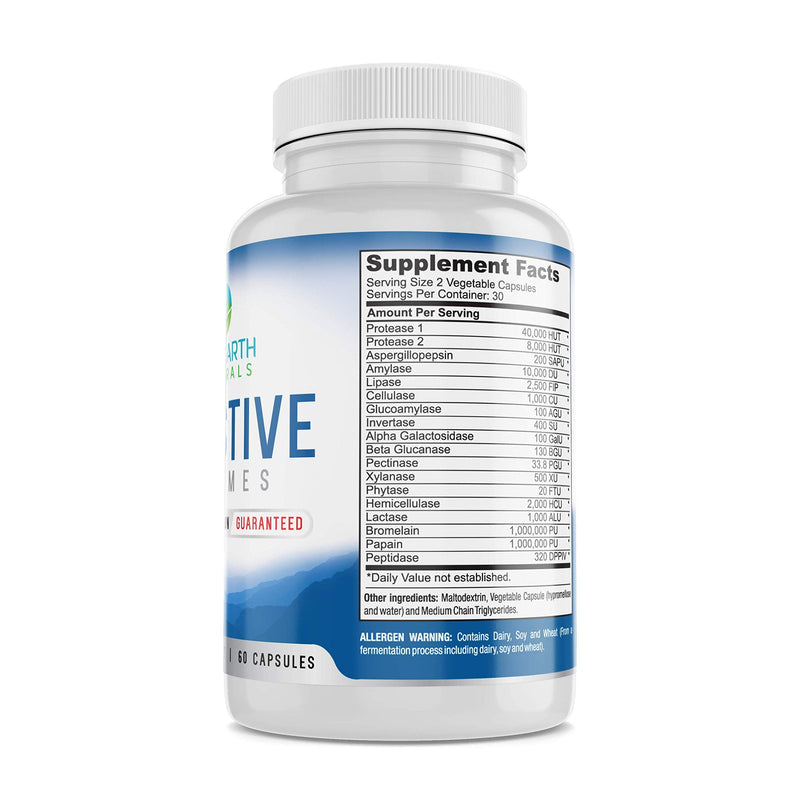 [Australia] - Digestive Enzymes Maximum Strength Formula to Help Promote Healthy Digestion 60 Vegetable Capsules 