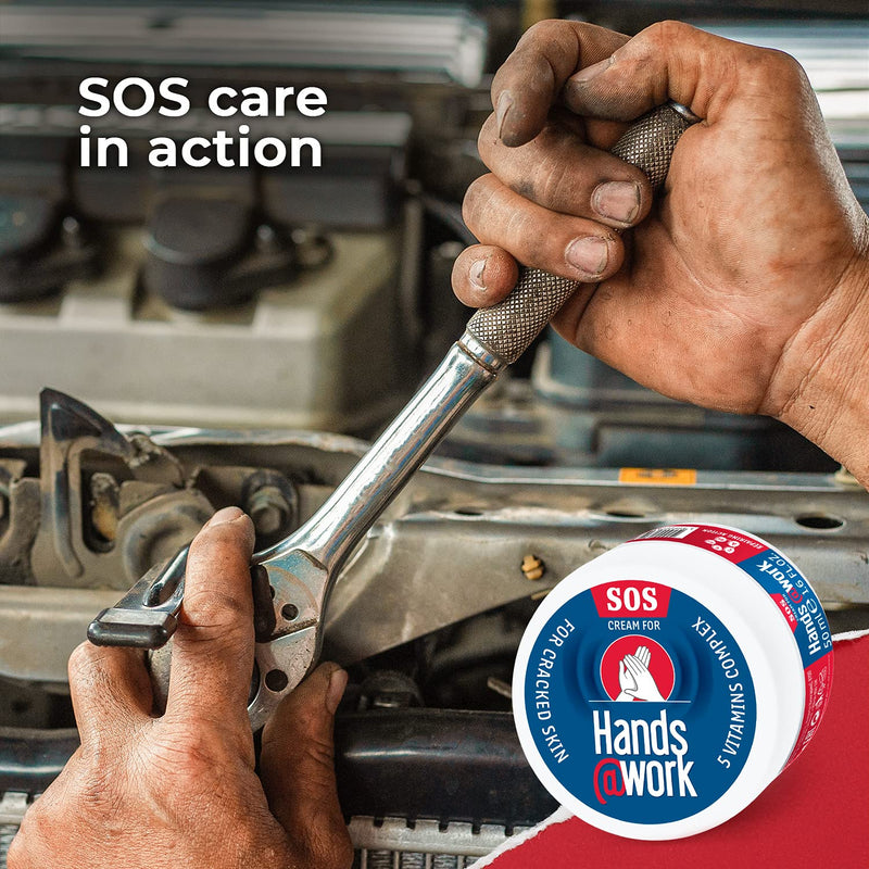 [Australia] - Hands@Work - SOS Hand Cream. A Special 5-vitamins Formula Effectively Restores The Cracked And Extremely Dry Skin Of The Hands At Work - 50 ml 
