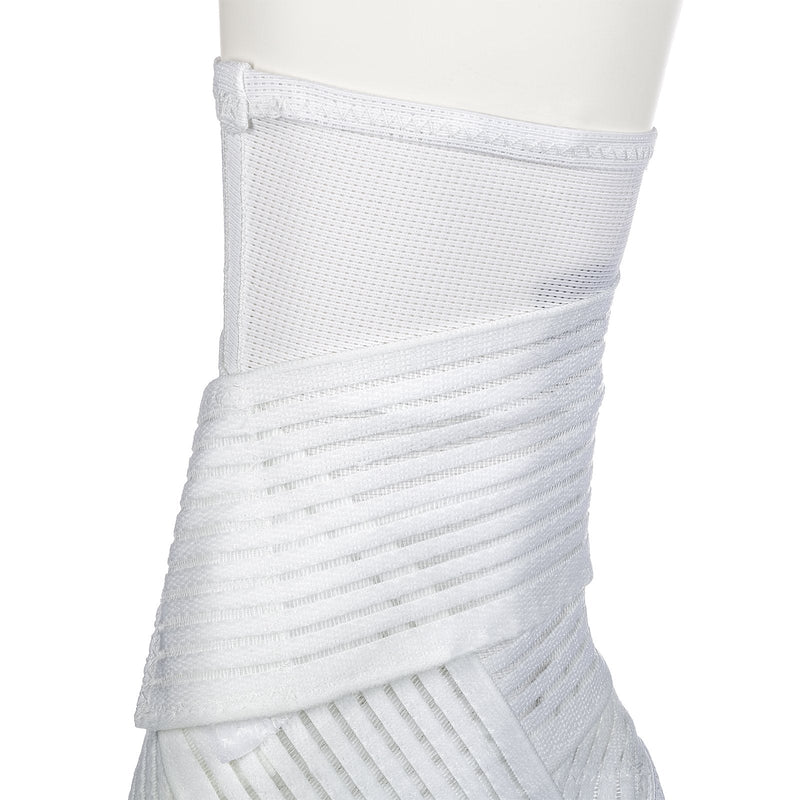 [Australia] - Cramer Products, Inc Active Ankle 329 Ankle Brace, White Ankle Compression Sleeve with Straps for Men & Women, Braces for Volleyball, Football, Basketball, Rugby, Protection & Sprain Support, Small 