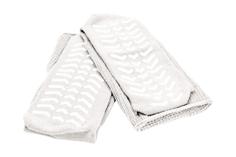 [Australia] - Extra Wide Socks for Swollen Feet, 3 Pairs Wide Bariatric Socks, Non Slip Cast Sock, Diabetic Edema Hospital Lymphedema Socks White 