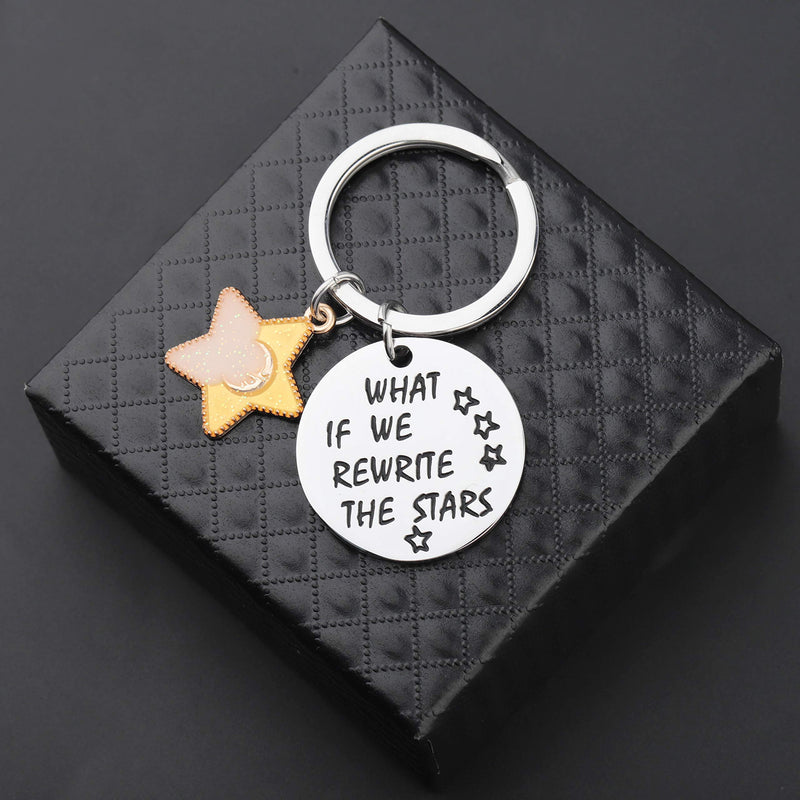 [Australia] - MAOFAED The Greatest Showman Inspired Keychain What If We Rewrite The Stars Inspiration Gift Dream Gift 