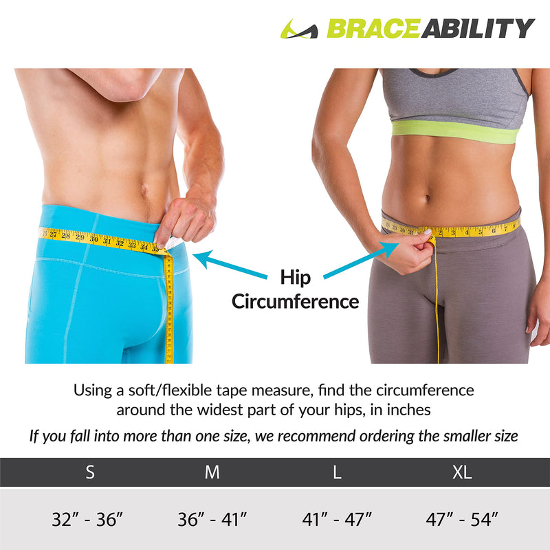 [Australia] - BraceAbility Women's Inguinal Hernia Belt - Waist Support Briefs With Removable Side Compression Pads For Direct and Indirect Femoral, Single and Double Hernias, Pre and Post-Surgical Pain Guard (S) S 