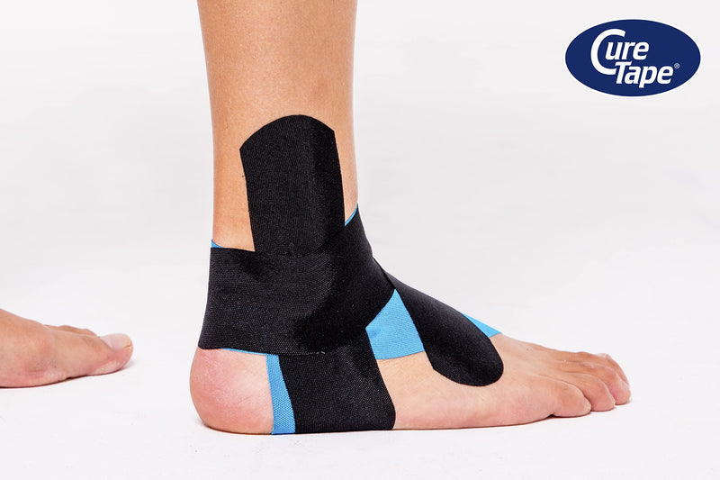 [Australia] - CureTape® Sports Kinesiology Tape | 30% Stronger Adhesion for Extreme Sporting Conditions | Waterproof & Quick Dry Viscose | Recover Faster, Train Harder! (Black) 0 