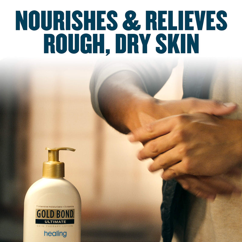 [Australia] - Gold Bond Ultimate Healing Skin Therapy Lotion for Dry Skin, Aloe, 14 Ounce Pump 