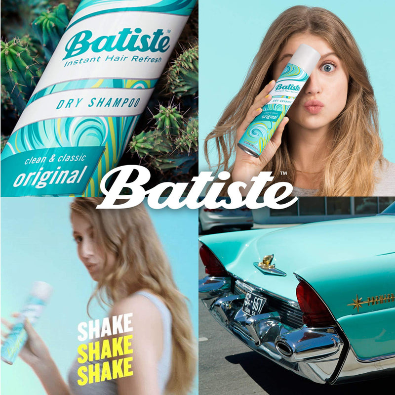 [Australia] - Batiste dry shampoo original, fresh hair for all hair types, 3 pack 2 + 1 (3 x 200 ml) 