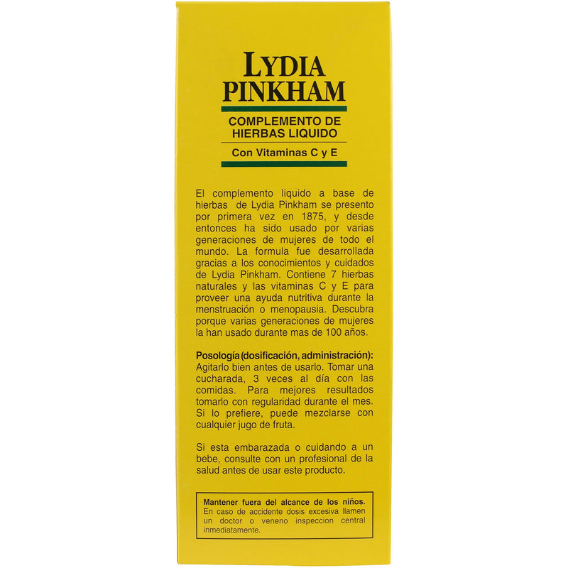 [Australia] - Lydia Pinkham Liquid Herbal Supplement for Menstruation and Menopause Support, 16 Ounce 