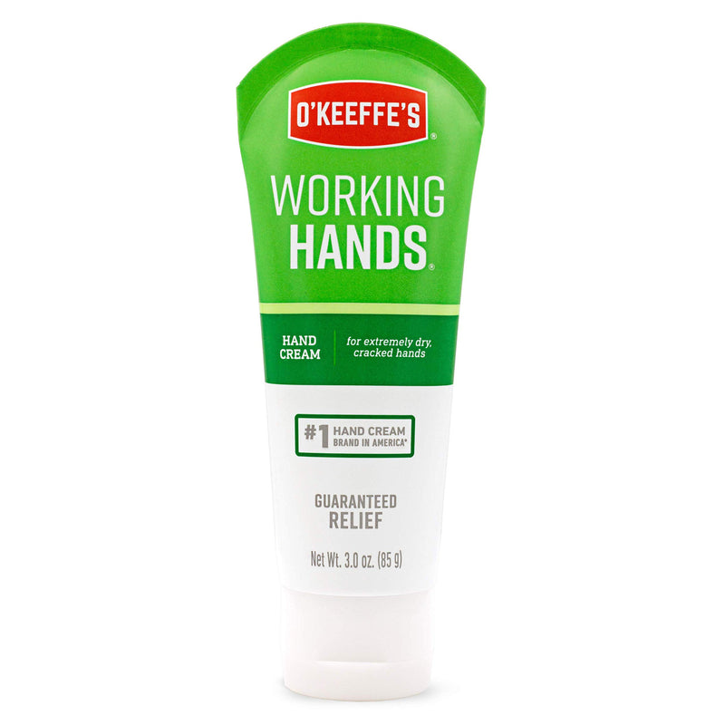 [Australia] - O'Keeffe's Working Hands Hand Cream, 3 Oz Tube and Night Treatment Hand Cream, White, 103002 