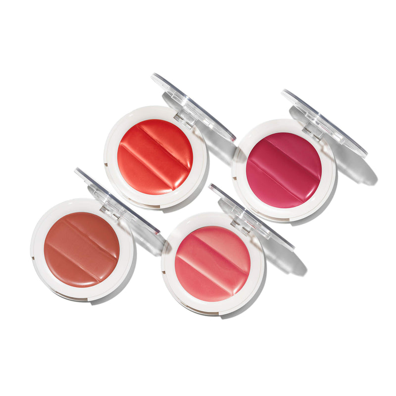 [Australia] - 3-in-1 Lip + Cheek Cream. Coconut Extract for Radiant, Dewy, Natural Glow - UNDONE BEAUTY Lip to Cheek Palette. Blushing, Highlighting & Tinting. Sheer to Opaque Color. Vegan & Cruelty Free. BLAZEN 