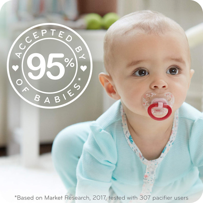 [Australia] - NUK Orthodontic Pacifiers, 0-6 Months, 5-Pack Fashion 0-6 Month (5 Pack) 